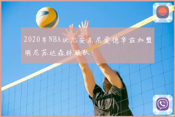 2020年NBA状元安东尼爱德华兹加盟明尼苏达森林狼队